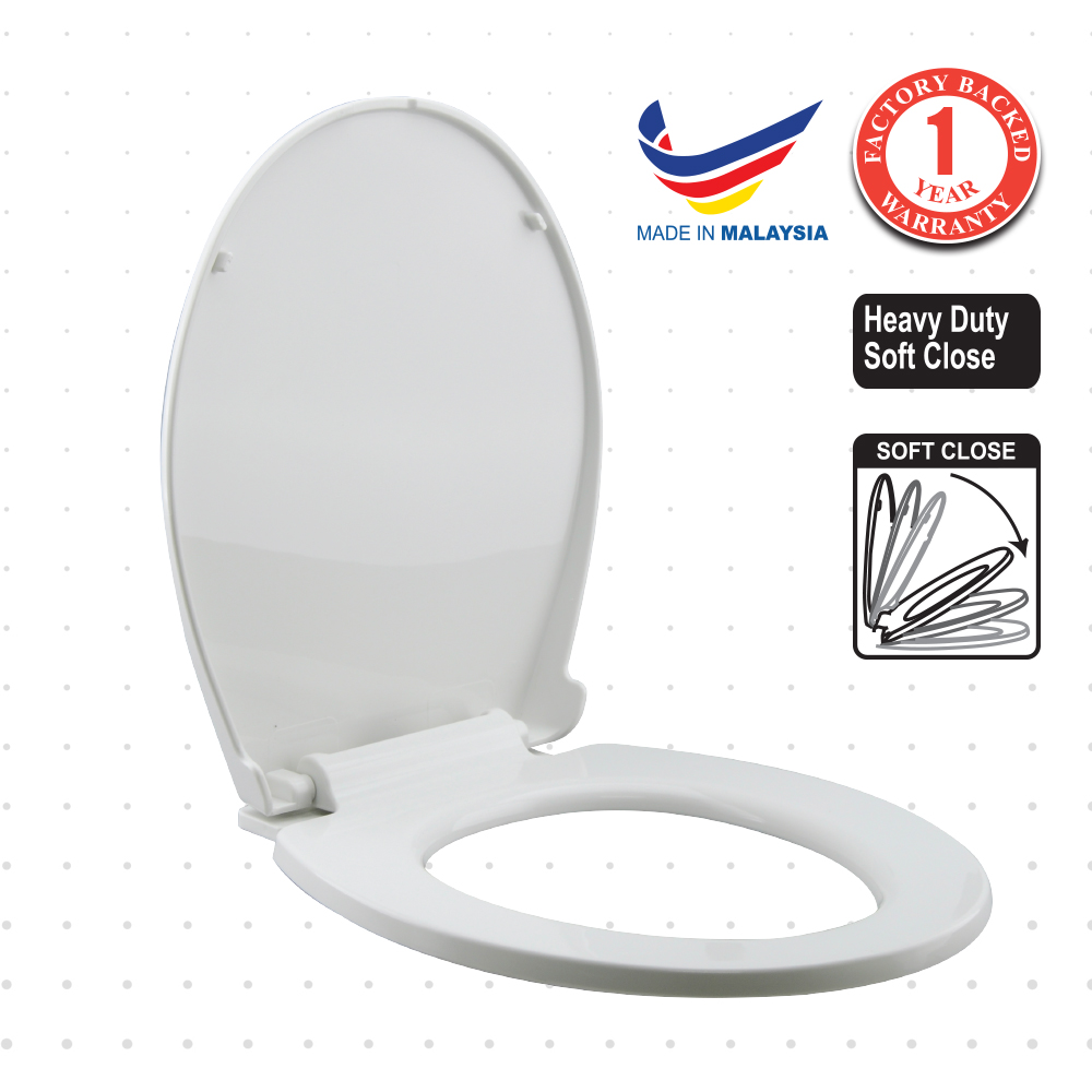 Toilet Seat Cover 404 Heavy-Duty Soft Close