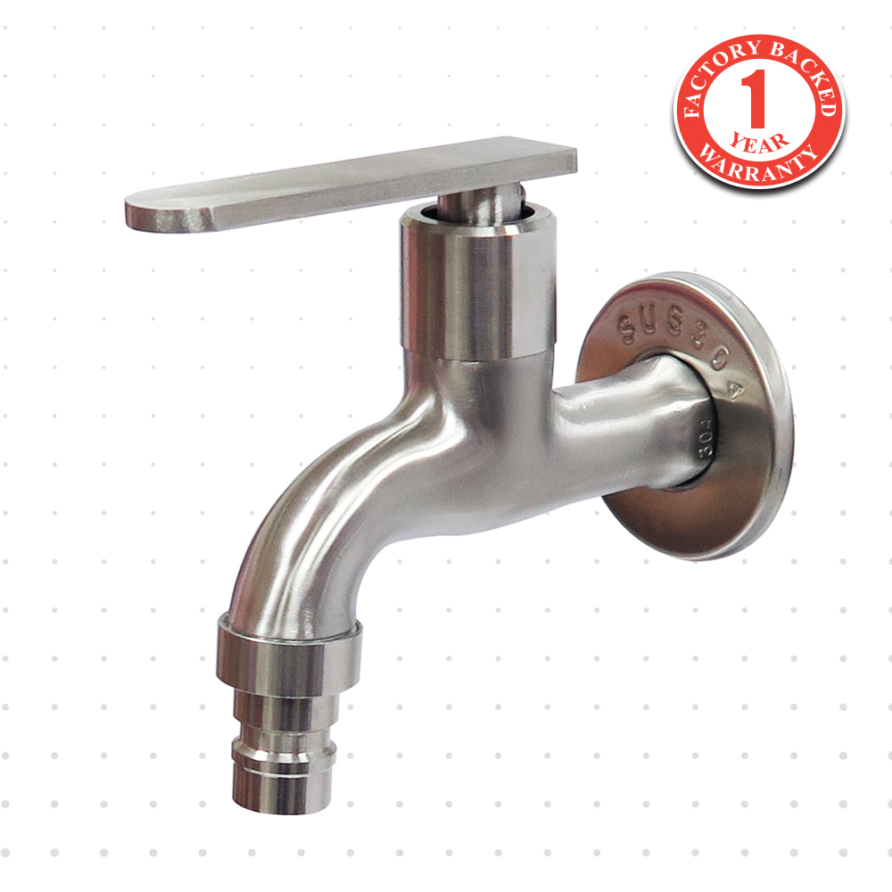 Bib Tap Hose SS L201 Premium Truflo