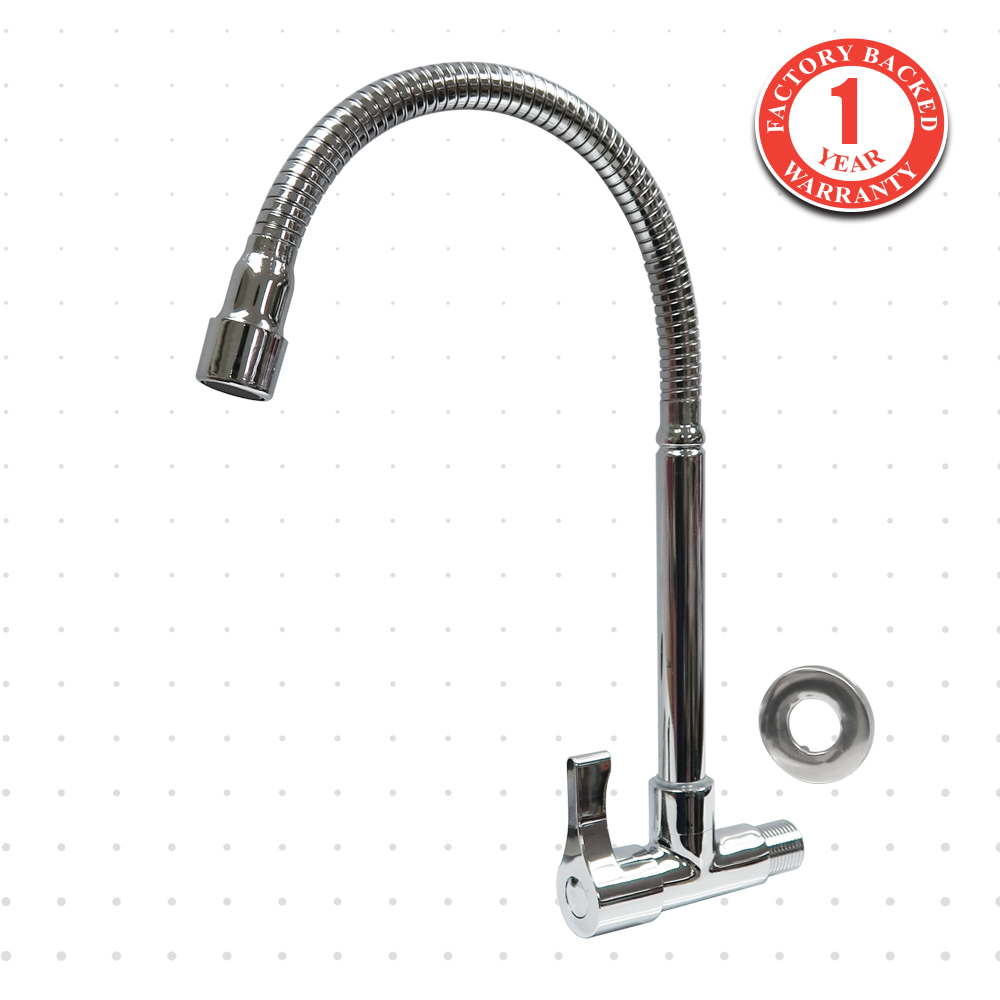 Wall Sink Tap Flex Brass L201B Truflo