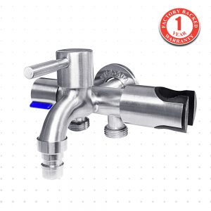 3 way bib tap